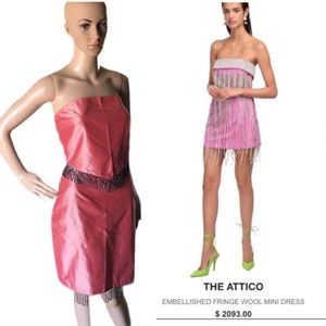 🍬ViNtAge sILk cR0pPed tuBe t0p bEaDeD sKiRt sEt 🍬